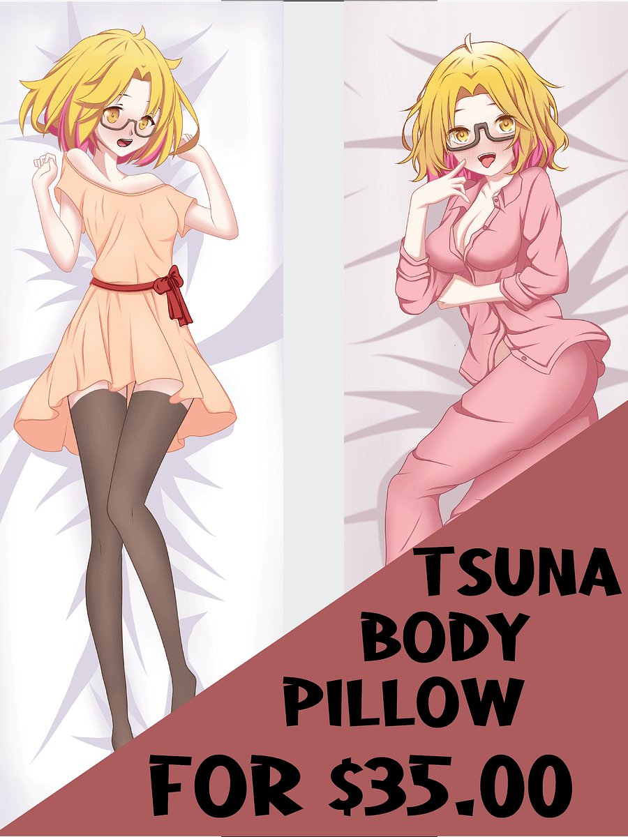 Tsuna body pillow case product image (1)