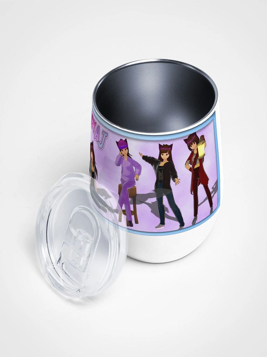 Catgirls Wine Tumbler by Allcolor product image (4)
