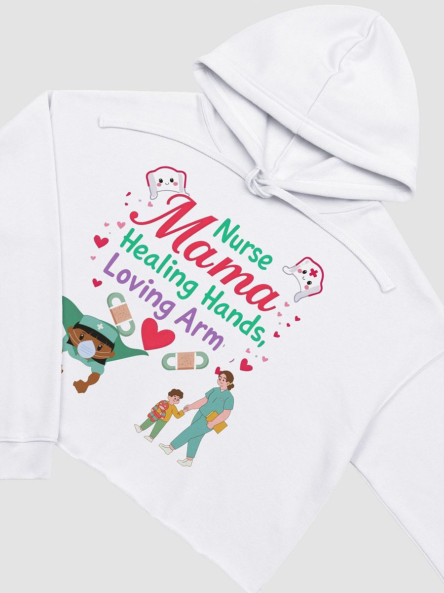 Nurse Mama Healing Hands Crop Hoodie product image (24)