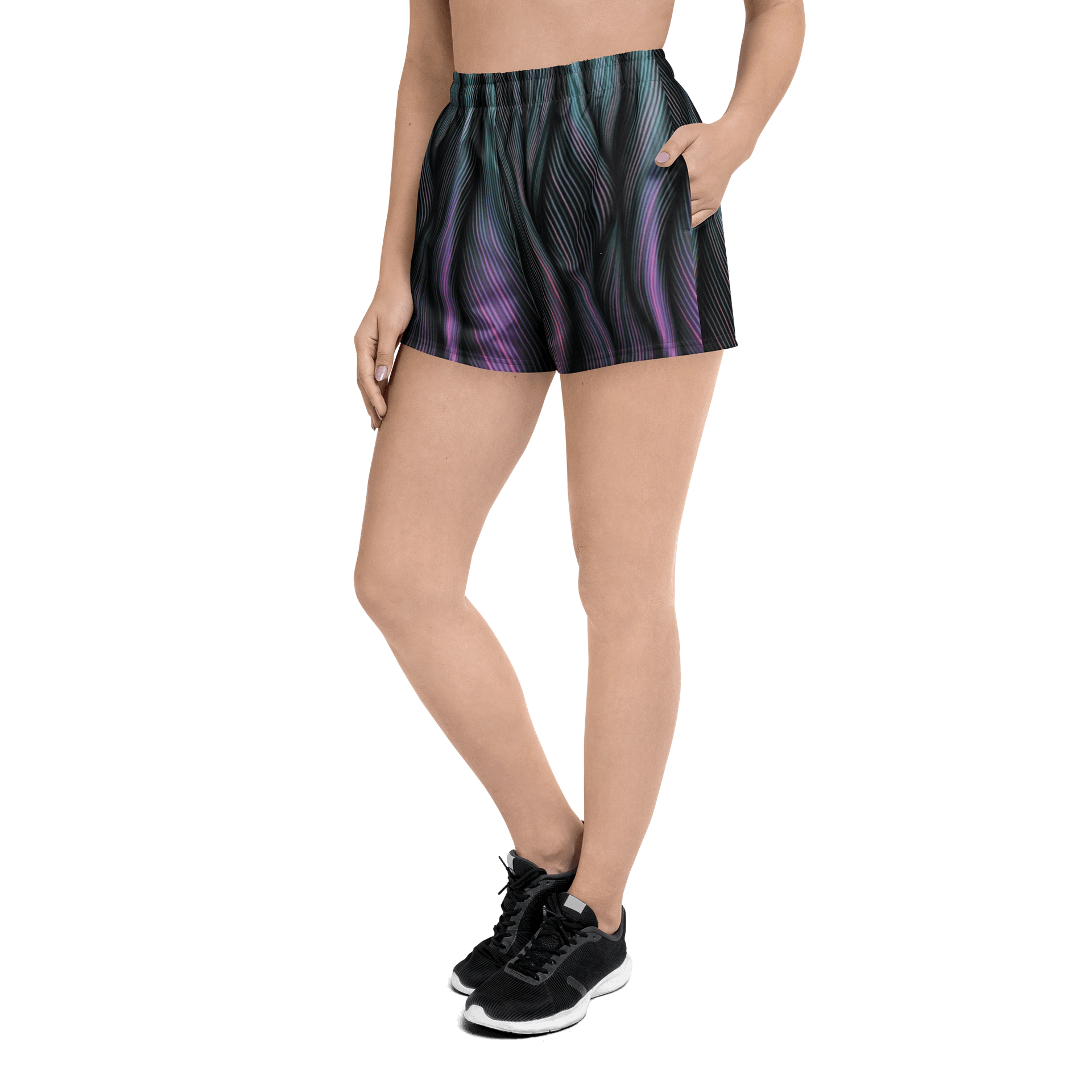 Flowing Spectrum Athletic Shorts product image (2)