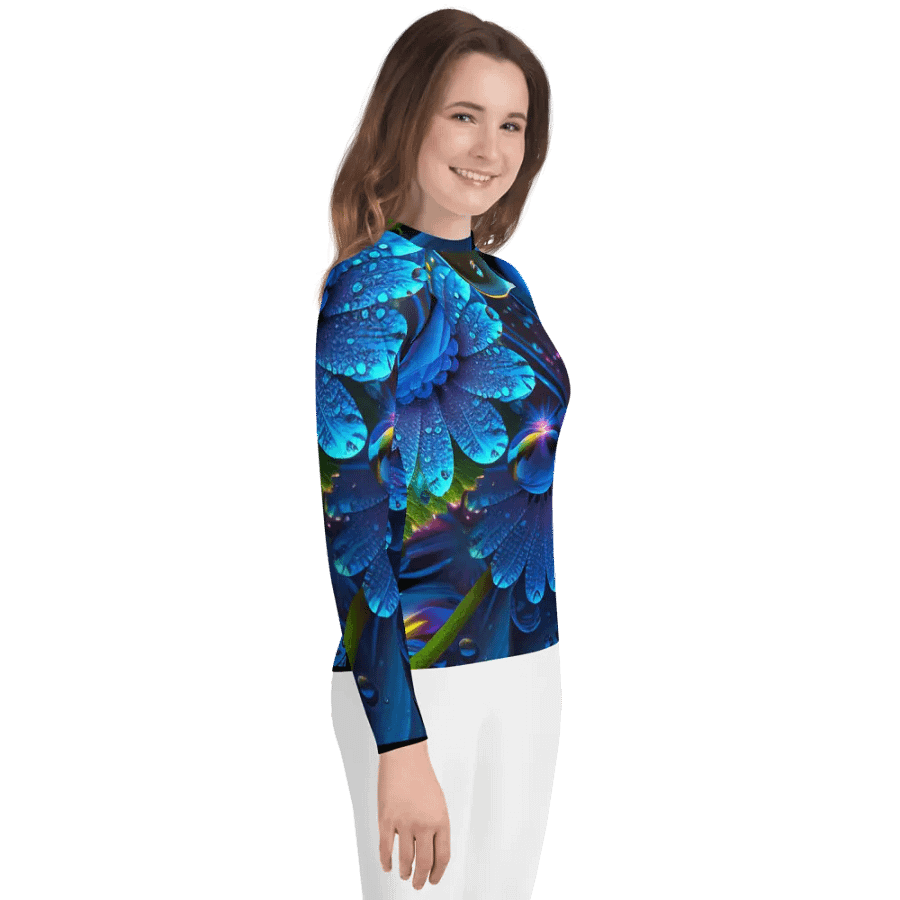 Kawaiikitten Exclusive Premium DewDrop Surfing Rash guard Full sleeved T-Shirt product image (8)