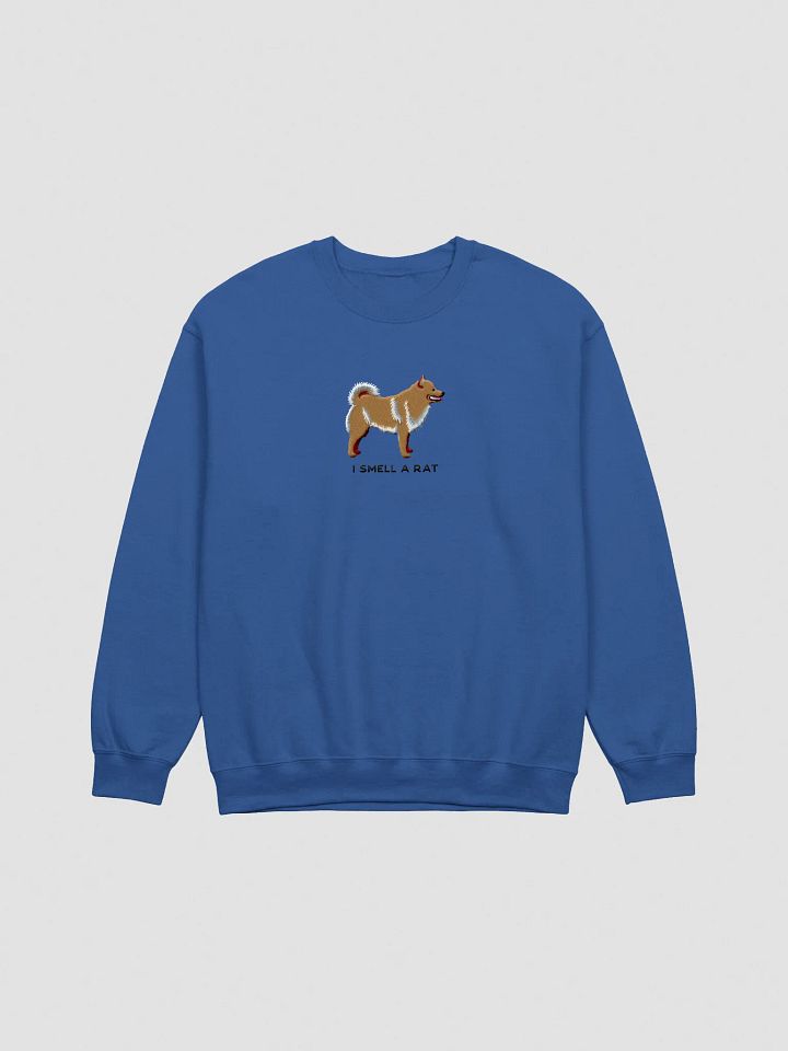 I Smell a Rat Sweatshirt (Embroidered) of a Schipperke(Tan) product image (4)
