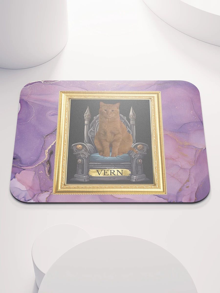 Pink Marble Vern Mousepad product image (4)