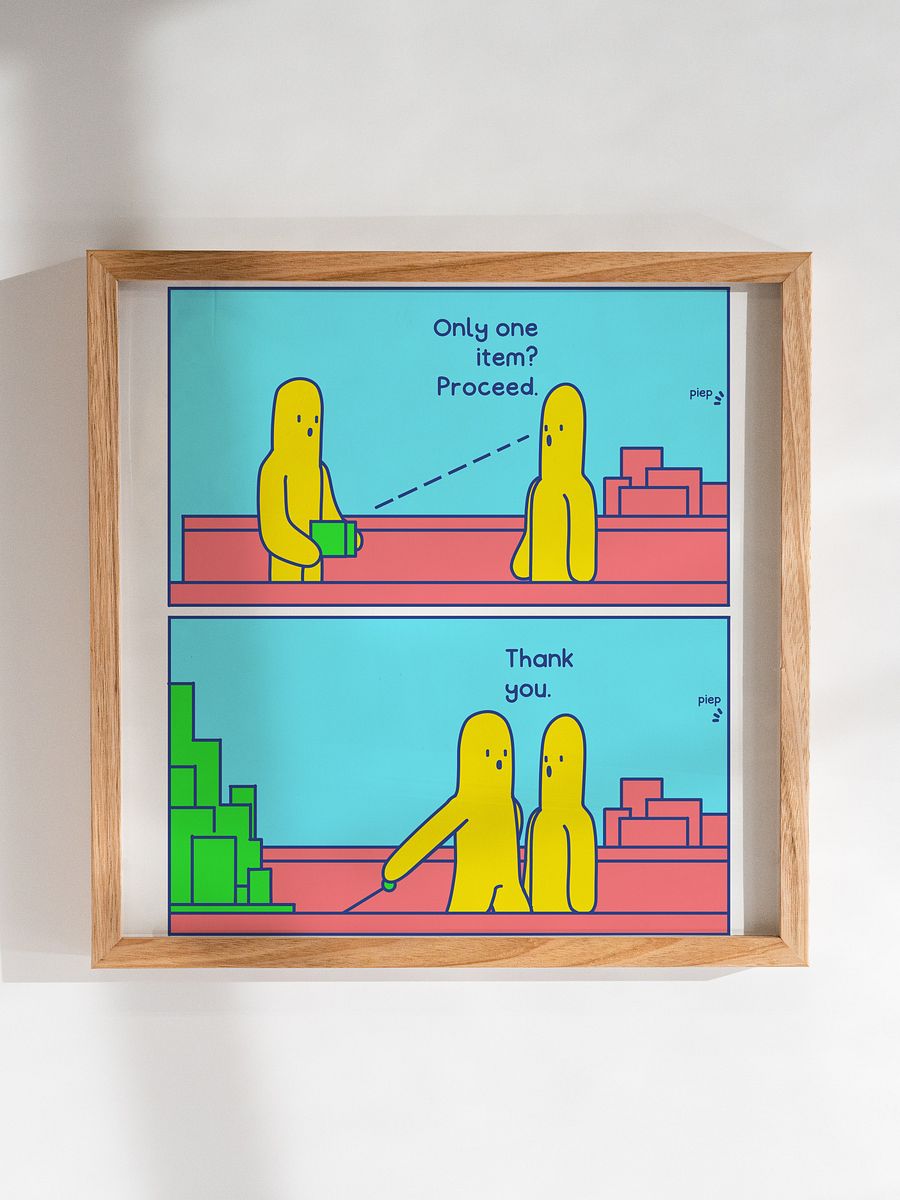 "Proceed" Comic Print product image (2)