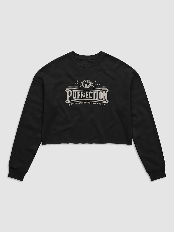 Puffection Black Fleece Crop product image (1)