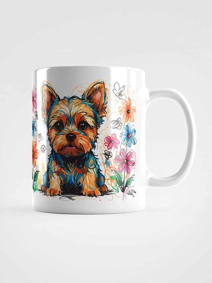 Scribbles Yorkshire Terrier 4 , Mug product image (1)