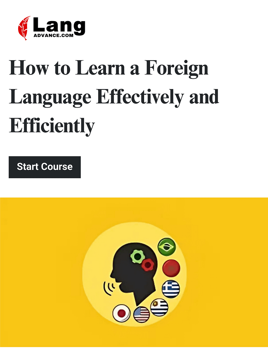 How to Learn a Foreign Language Effectively and Efficiently product image (1)