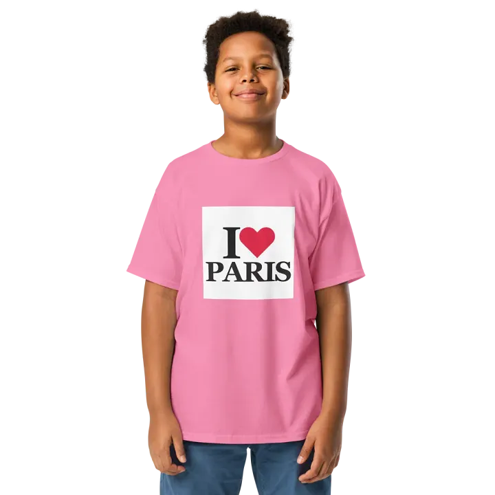 Kids Shirt Love Paris product image (1)