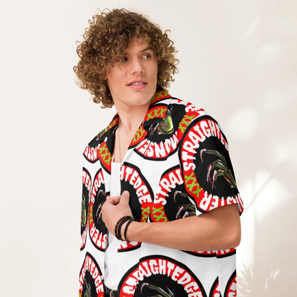 Straightedge Monster Freddy Logo Hawaiian Shirt product image (7)