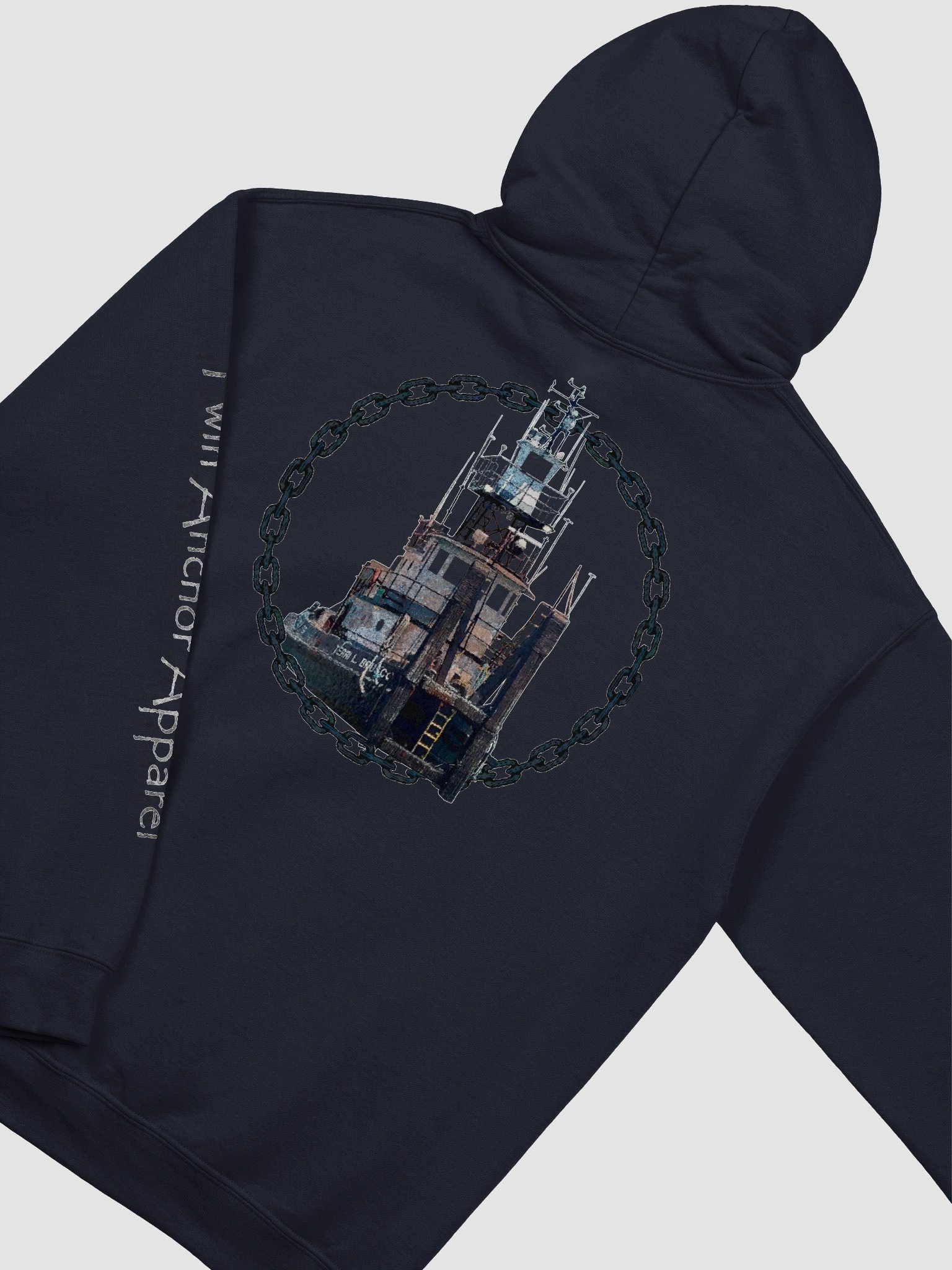 Endless Chain - Terri L. Brusco - Sleeve Twin Anchor Hoodie product image (1)