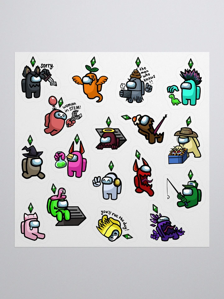 simmer amongus Stickers product image (1)