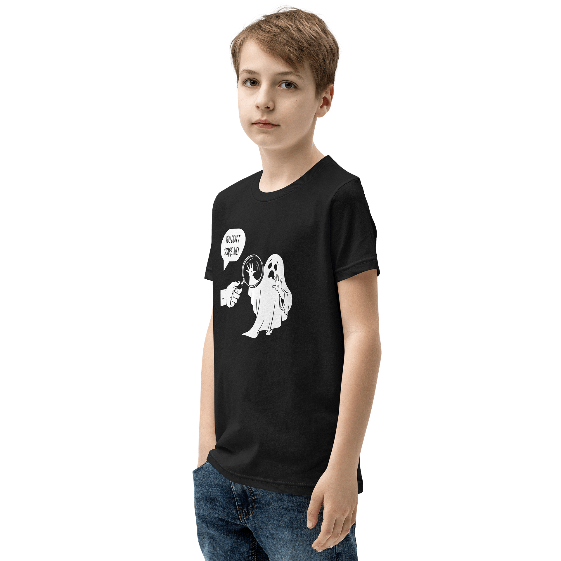 Ghostly Detective Youth T-Shirt product image (7)