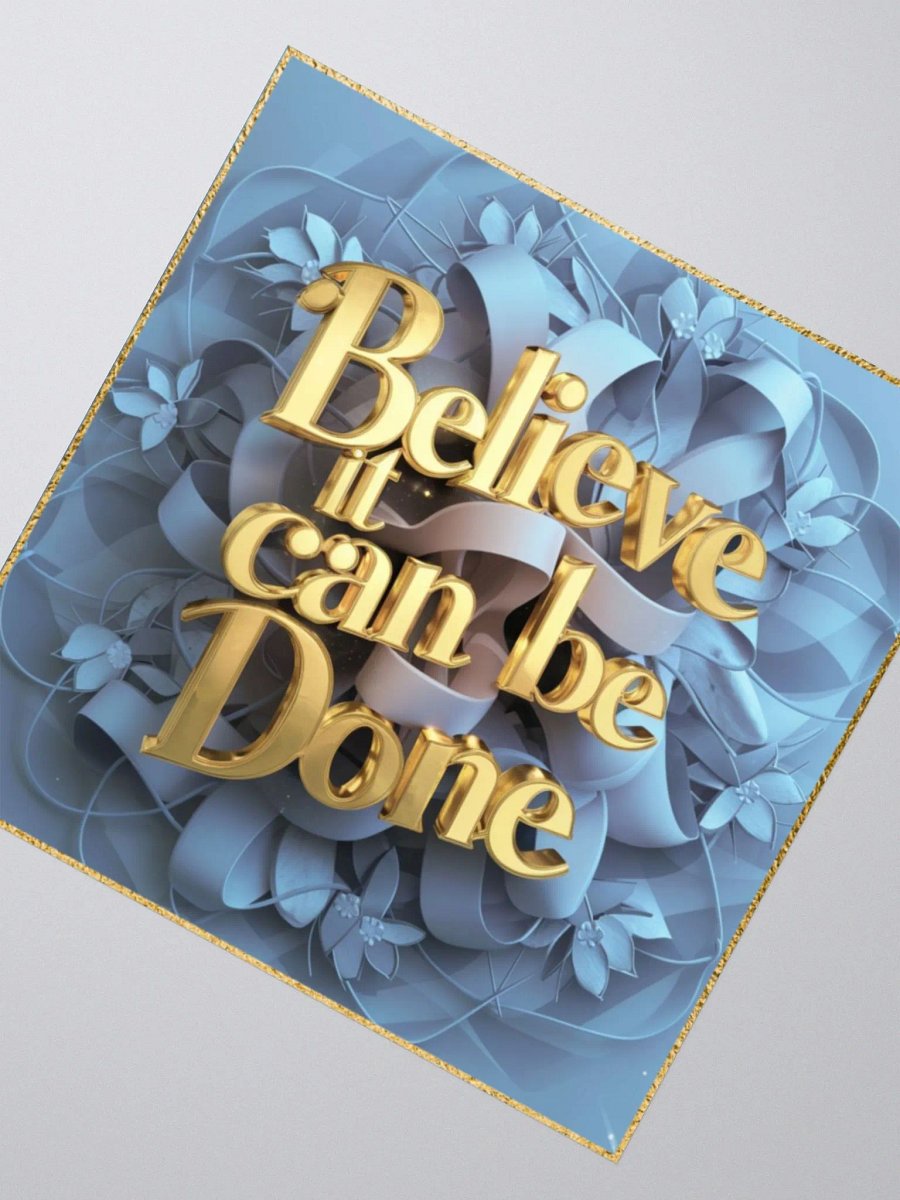 Inspirational sticker, Believe It Can Be Done product image (4)