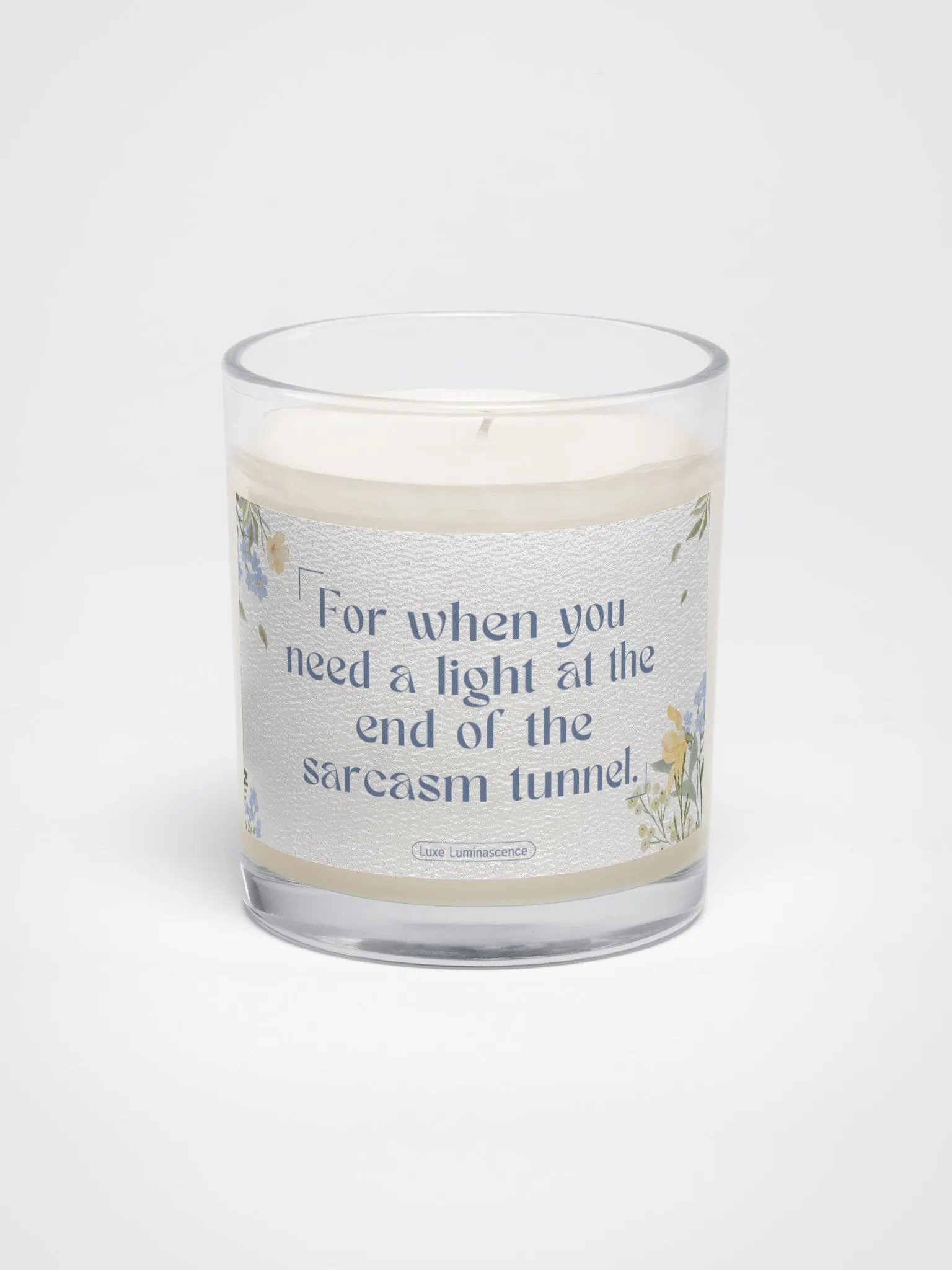 Sarcasm Tunnel Light Funny Quote Candles product image (1)