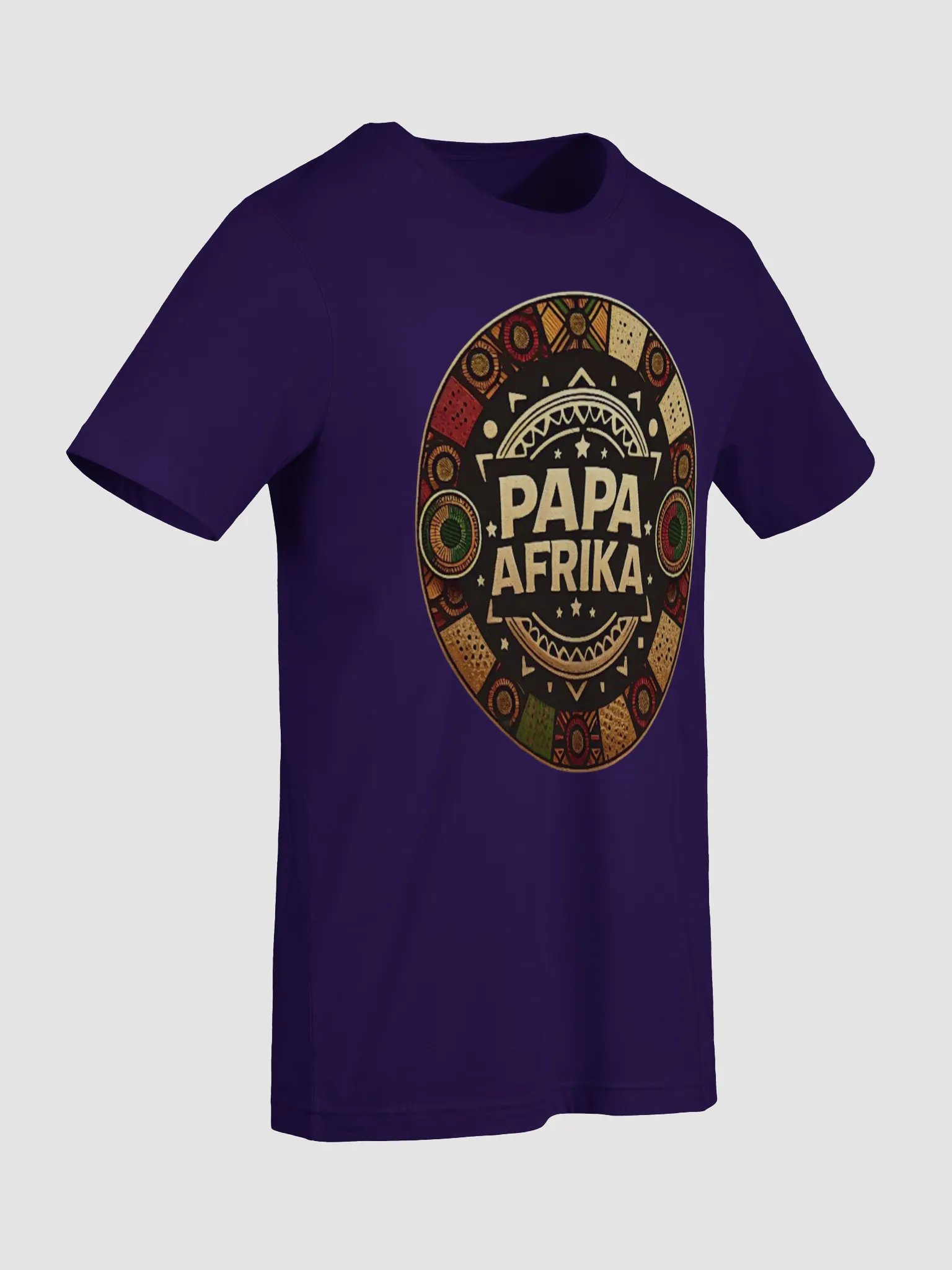 Papa Afrika Africa Father's Day Supersoft T-shirt product image (93)