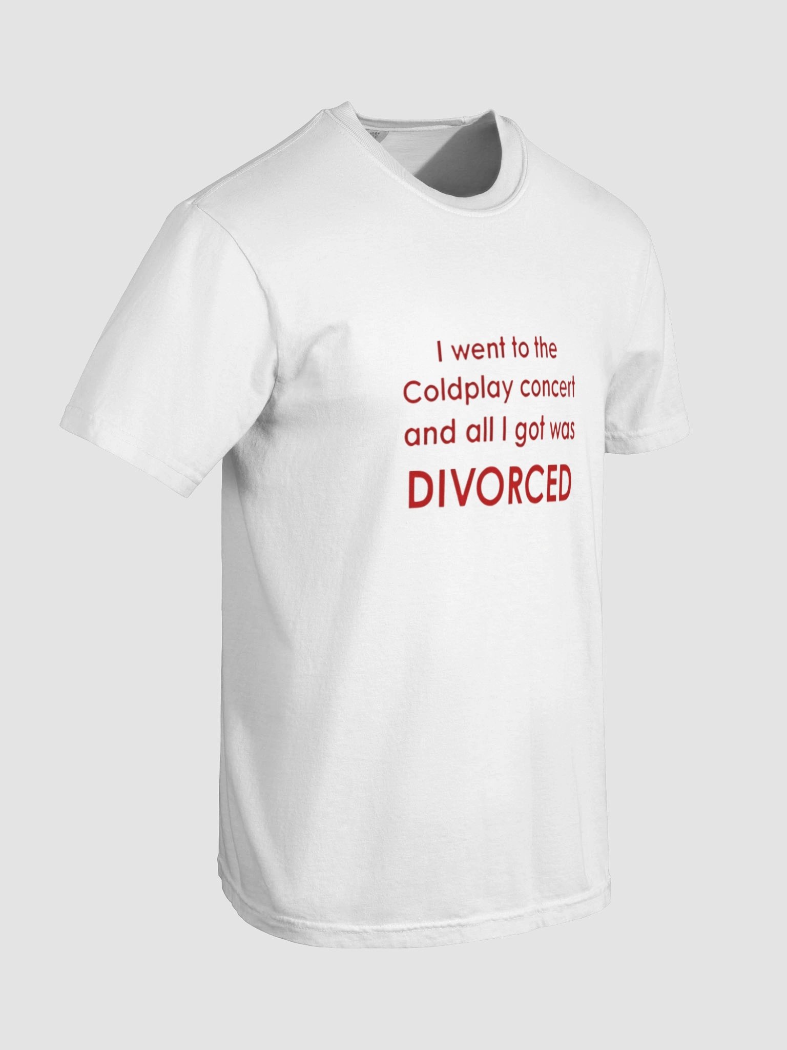 Coldplay Divorce Concert T-shirt product image (45)