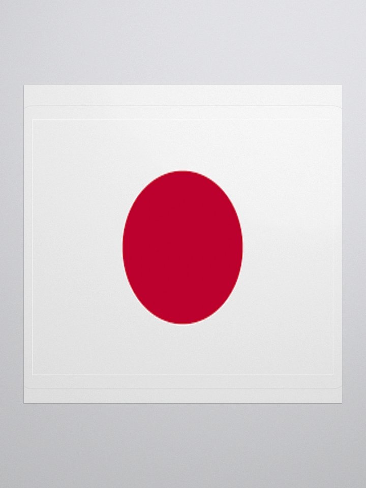 Japan Flag Sticker | Rising Sun Design | Durable Vinyl | 3 Sizes product image (1)