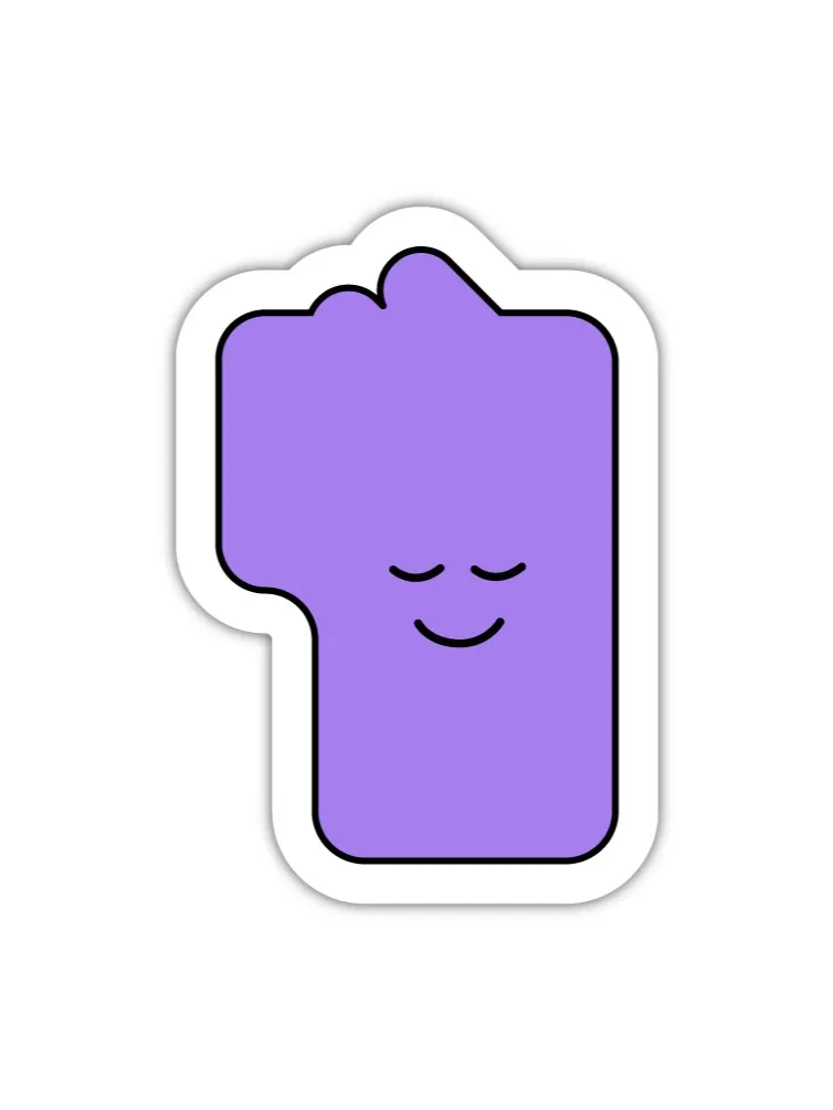 Builder.io - Purple Square Sticker product image (1)