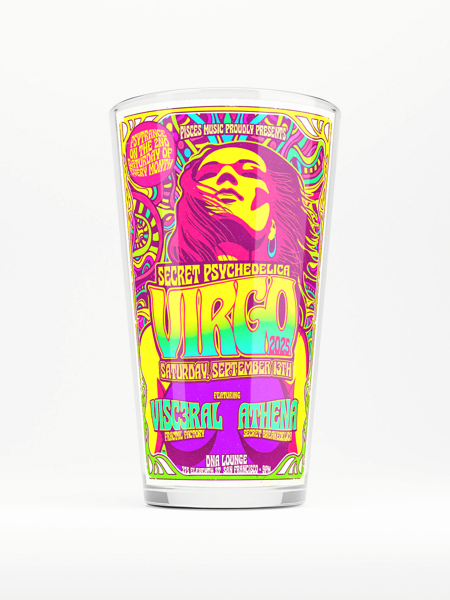 Virgo 2025 Shaker Pint Glass product image (1)