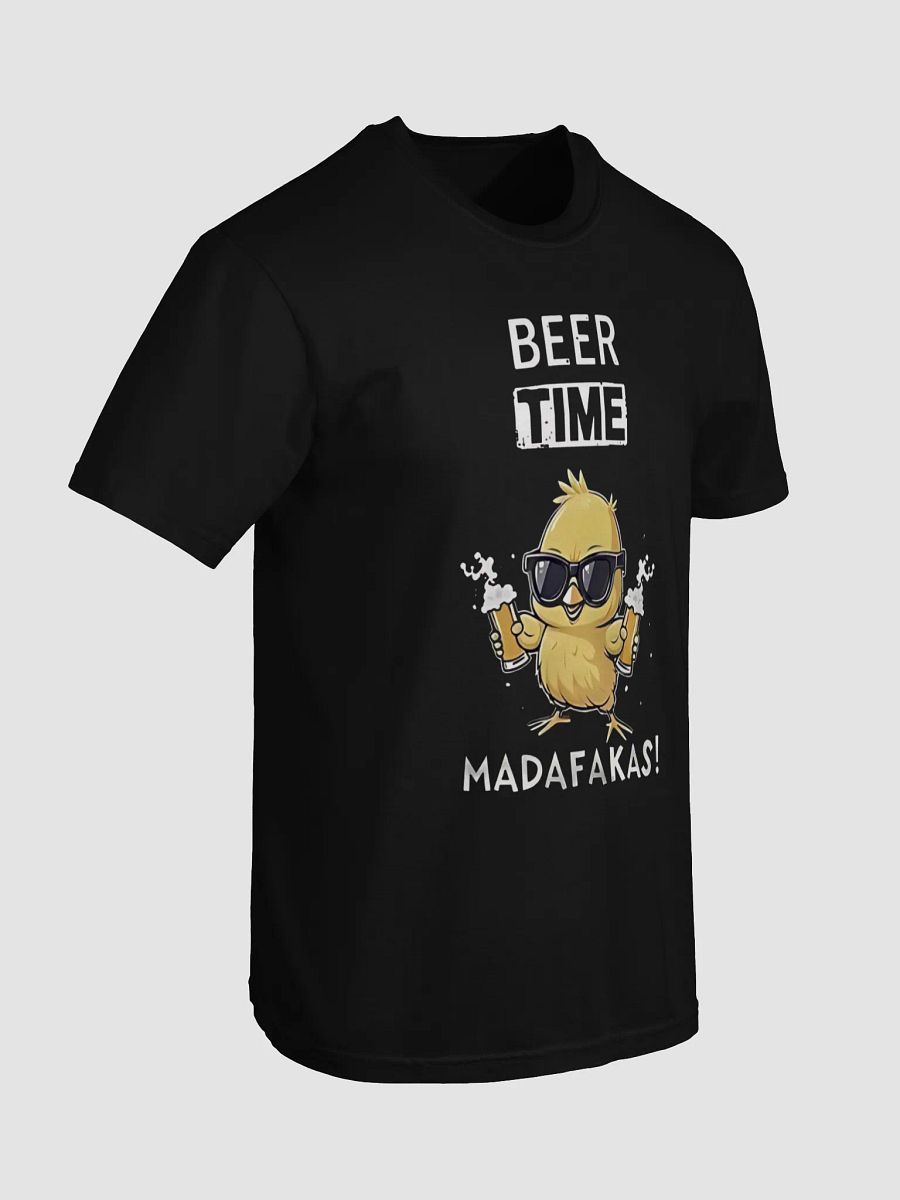 Funny Beer Time Chick T-Shirt product image (4)