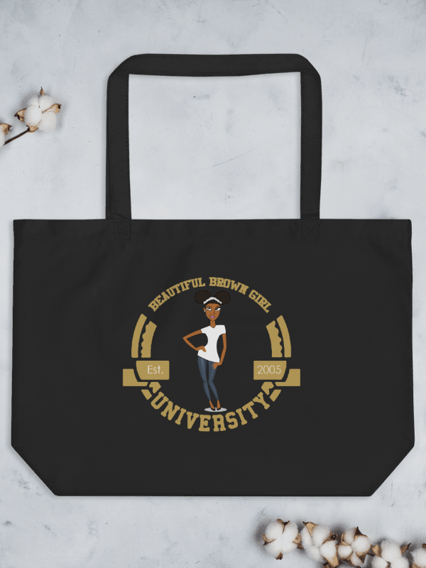 Beautiful Brown Girl University Tote product image (2)