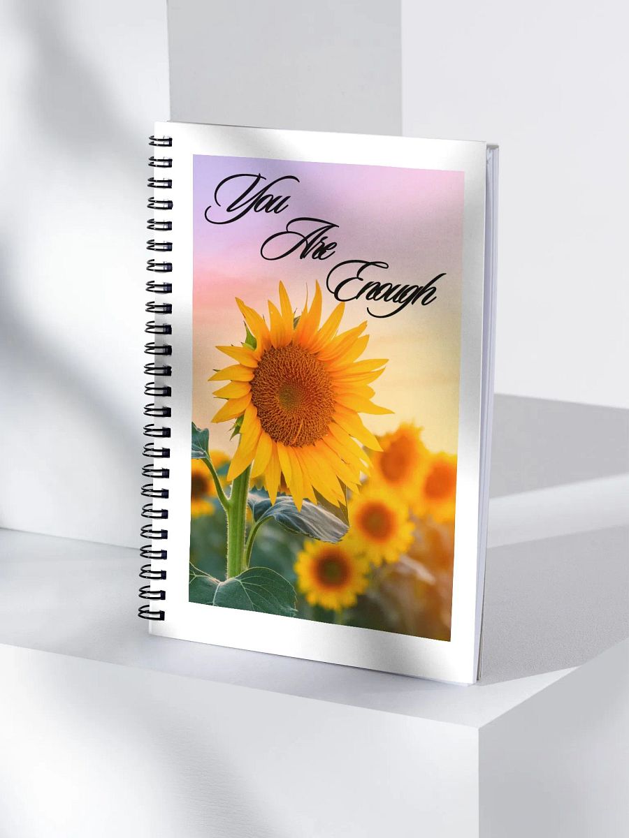 Sunflower Serenity Spiral Notebook product image (4)
