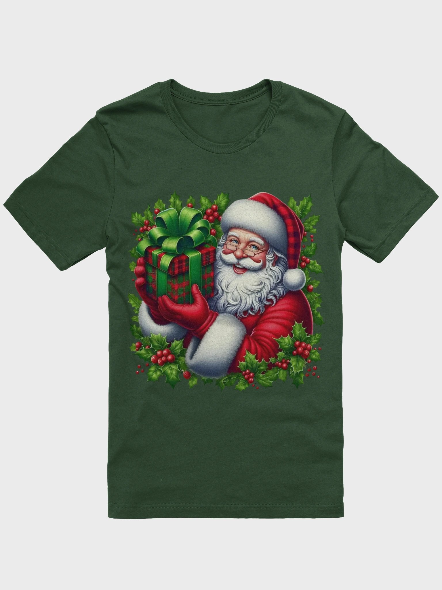 Festive Santa Claus Gift T-Shirt product image (1)