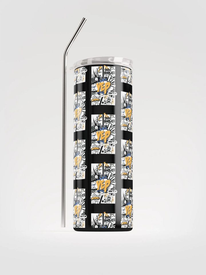Shac-oholics Comic Blast Tumbler - Golden Yellow 