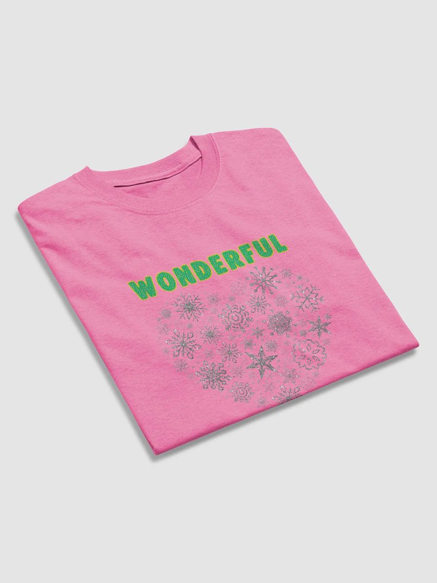 Wonderful Christmas Glitter Heart T-Shirt product image (32)