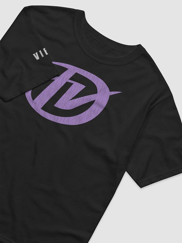 DV Logo Champion Tee (Purple Texture Logo) Vibez Sleeve product image (2)