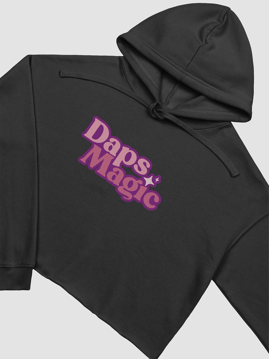 Daps Magic Stacked Pink Logo Crop Hoodie product image (5)