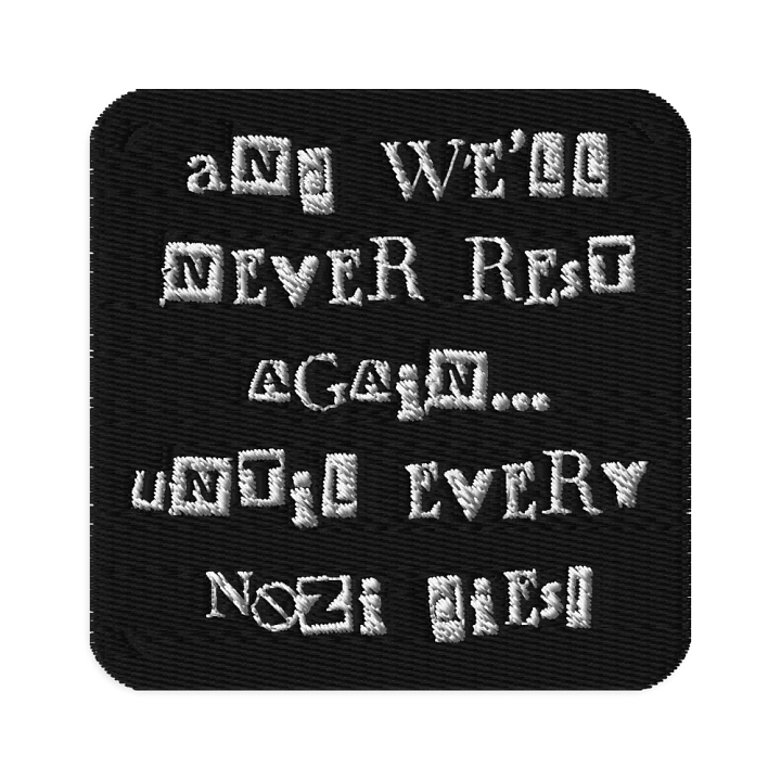Resist Hate Embroidered Patch product image (1)
