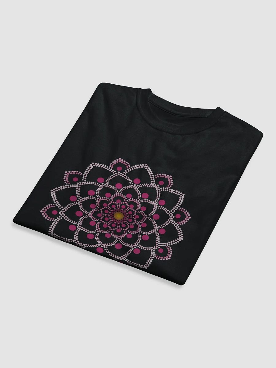 Simple Pink Mandala Unisex Organic T-Shirt product image (5)