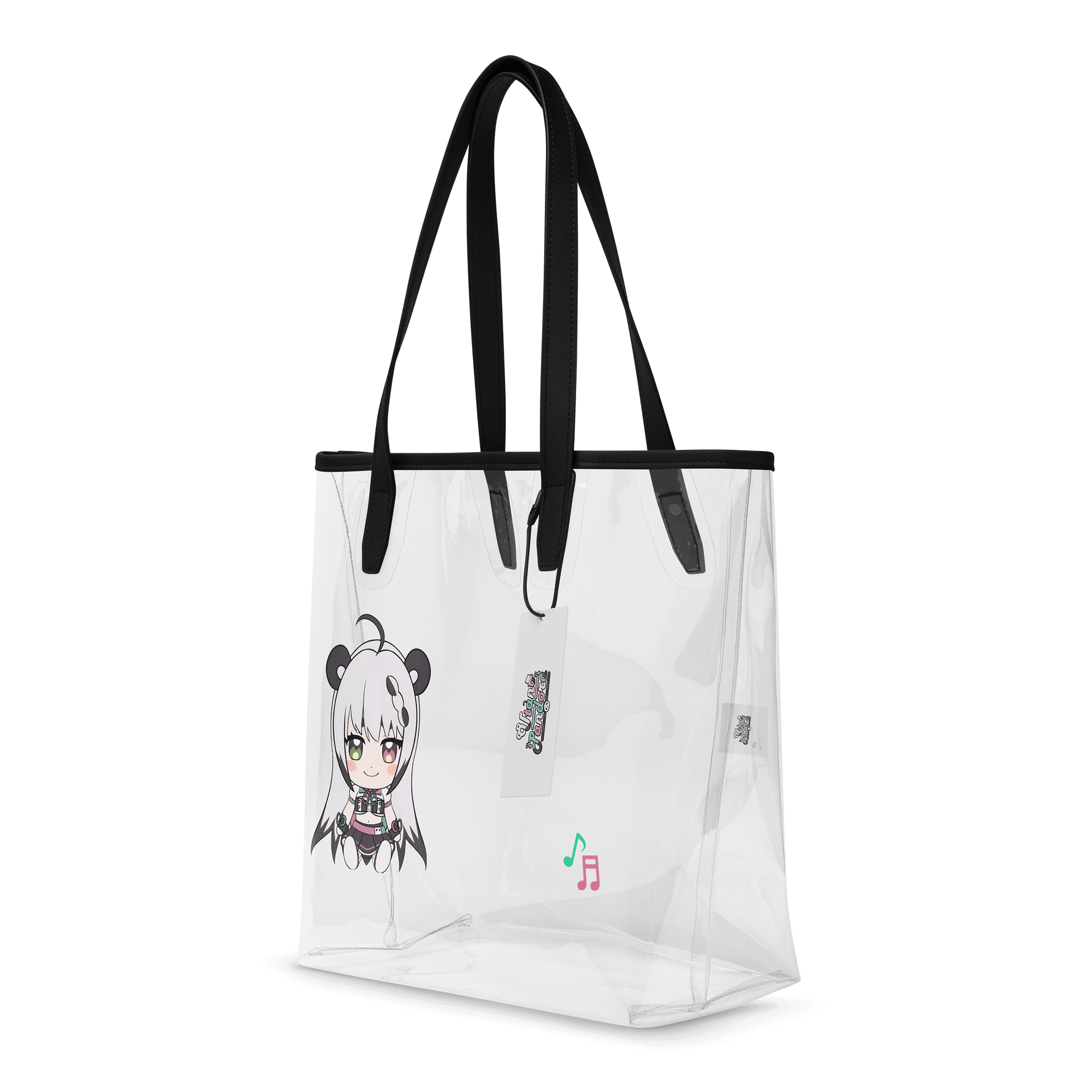 Utano Pandora Clear Plastic Tote Bag product image (4)