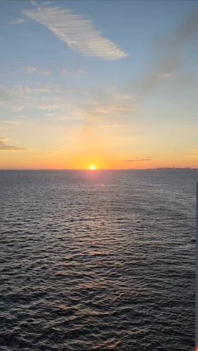 Sunset over Miami #travel