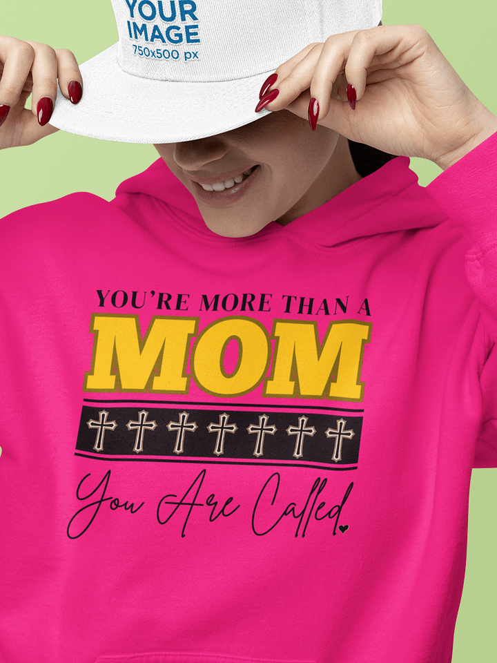 You Are More Than A MOM - You Are Called | Christian Mom Gildan Hoodie | Faith-Based Gift for Moms. product image (16)