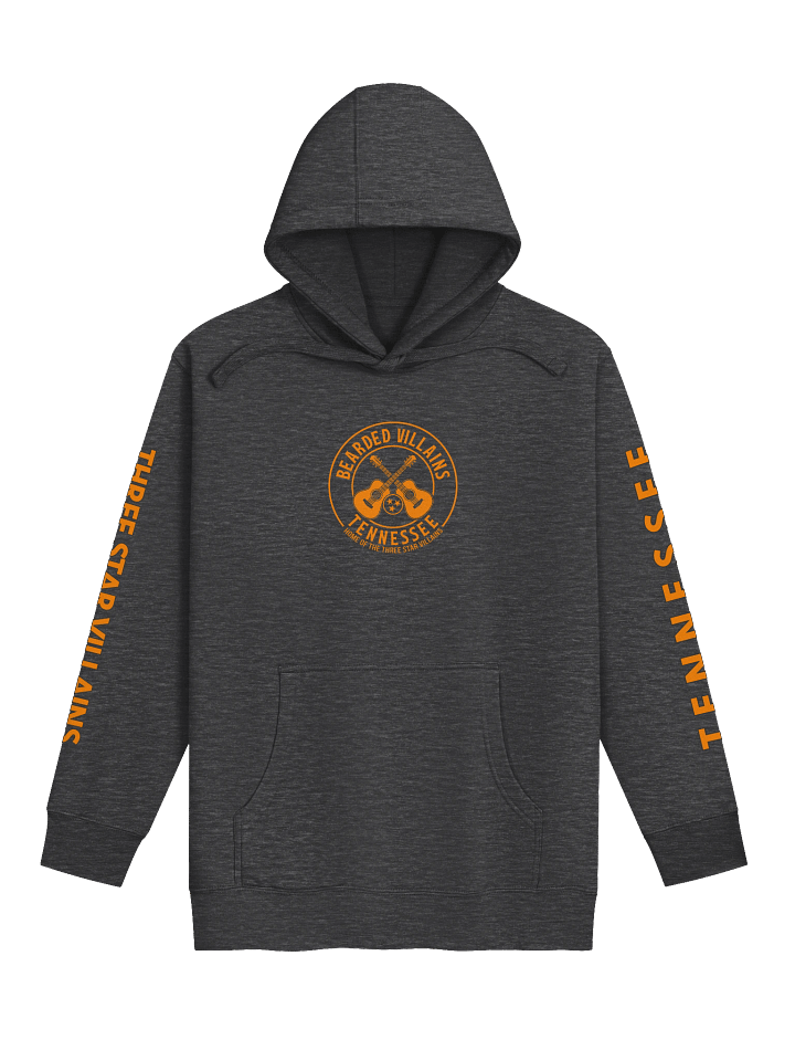 TSV “Volunteers Forge” Premium Hoodie | Tennessee Orange + Smokey Gray | Front/Back Print + Sleeve Text product image (1)