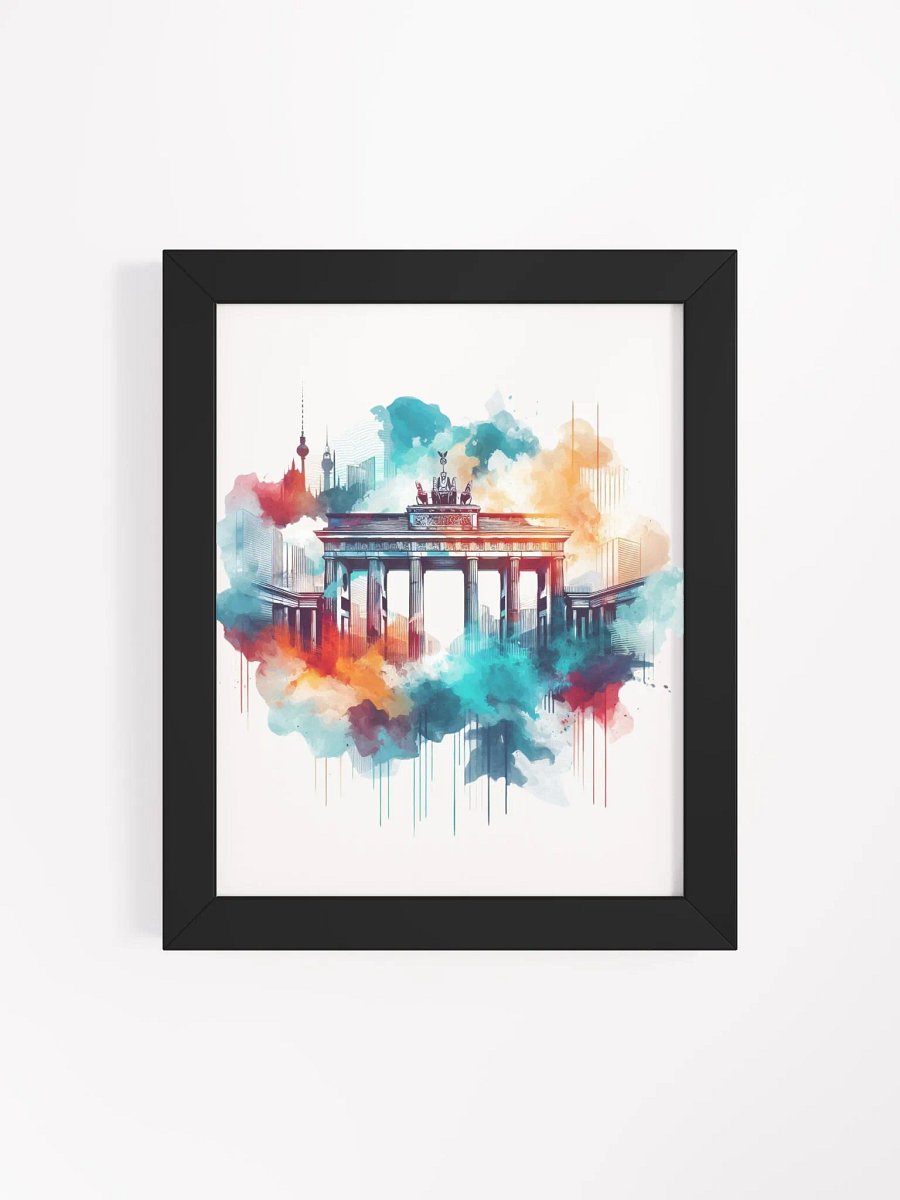 Framed High-Quality Matte Poster (in) | AI Design: Berlin Cityscape Creations product image (8)