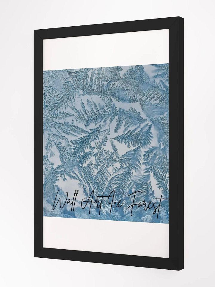 Art Ice Forest Framed High-Quality Matte Poster (in) product image (2)