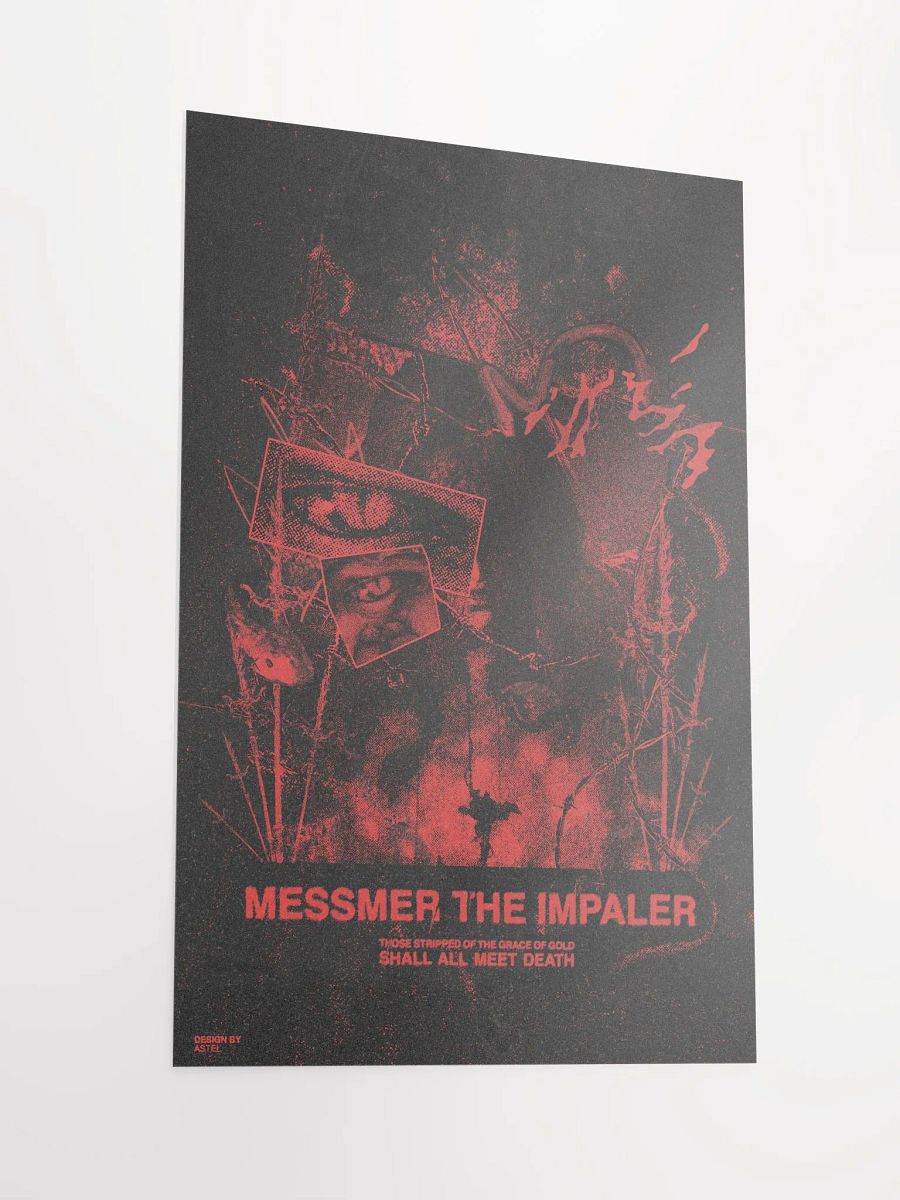 'MESSMER THE IMPALER' POSTER (LONGER, RED VERSION) product image (3)
