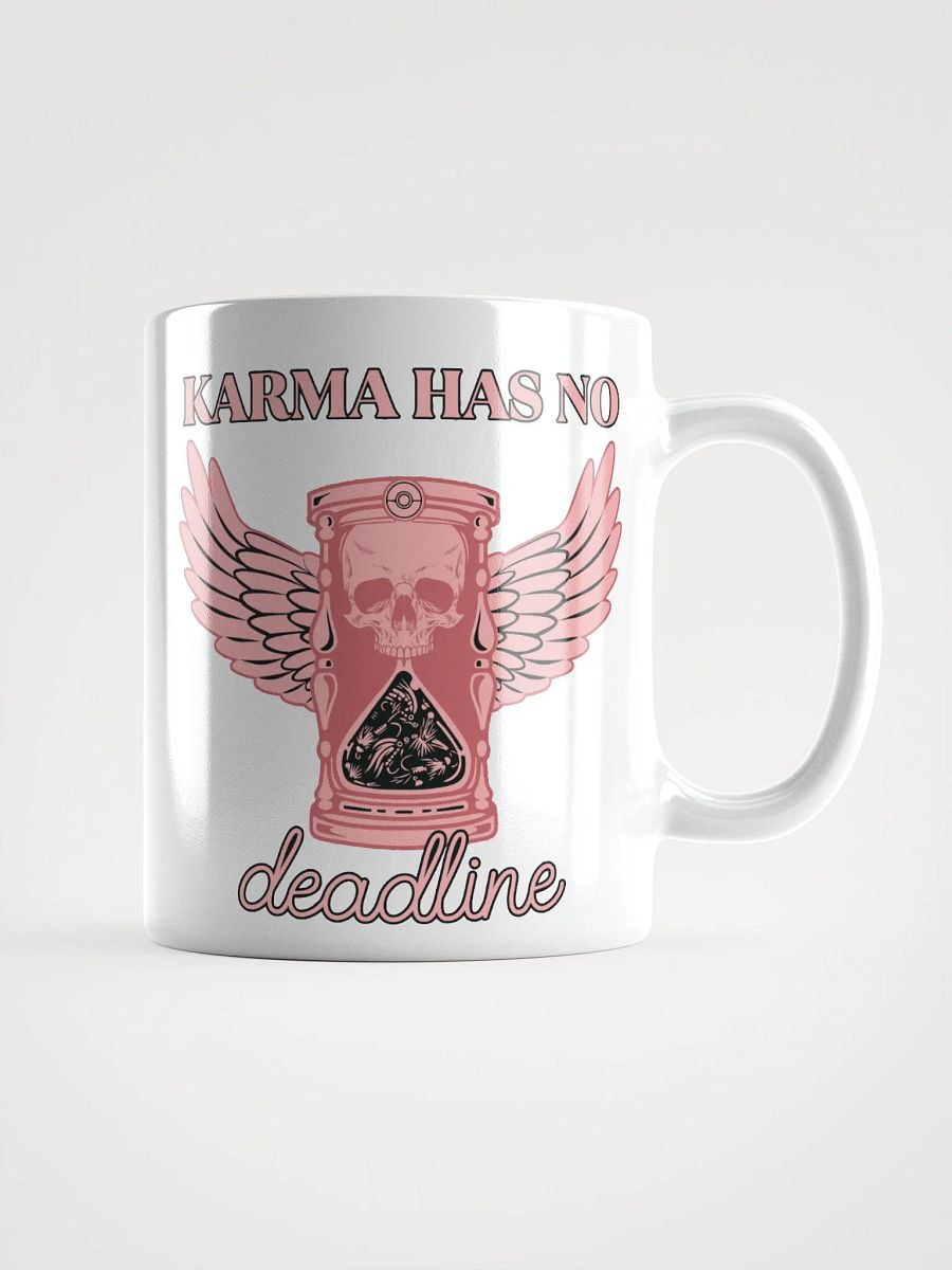 Karma Hourglass White Glossy Mug product image (1)