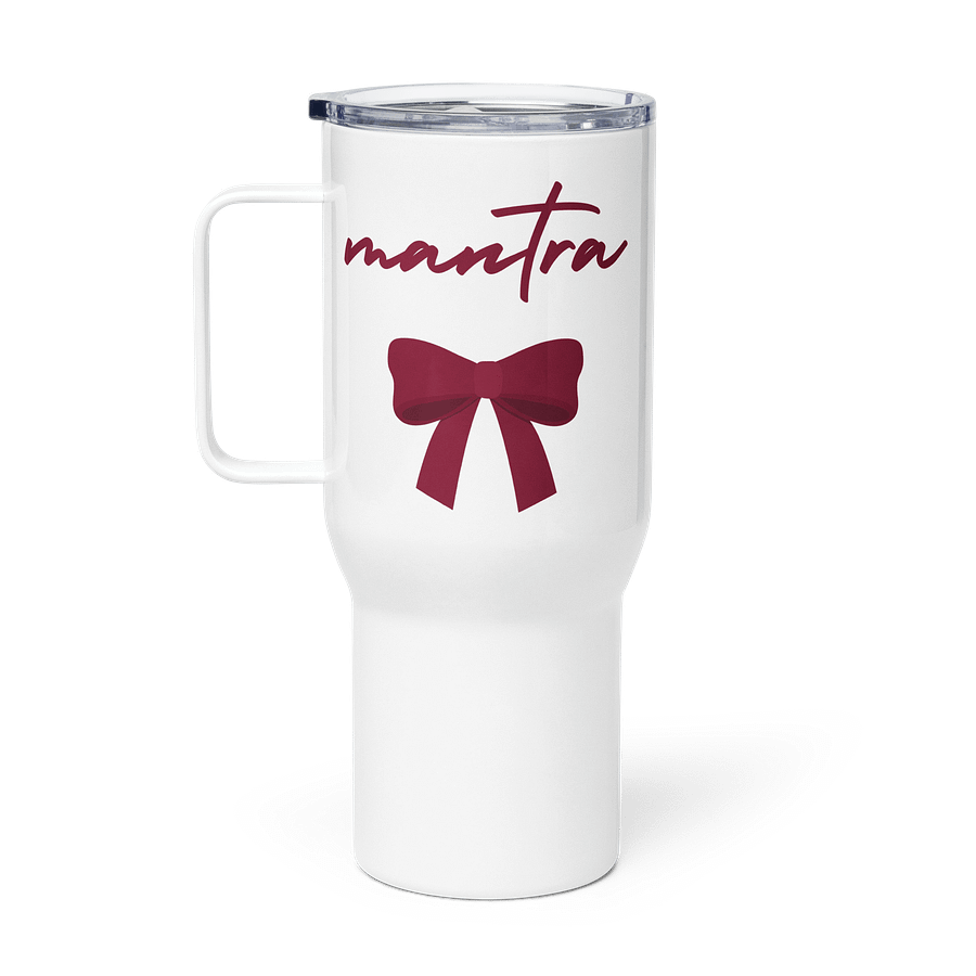 Ravishing Red Mantra Travel Mug with Handle product image (3)