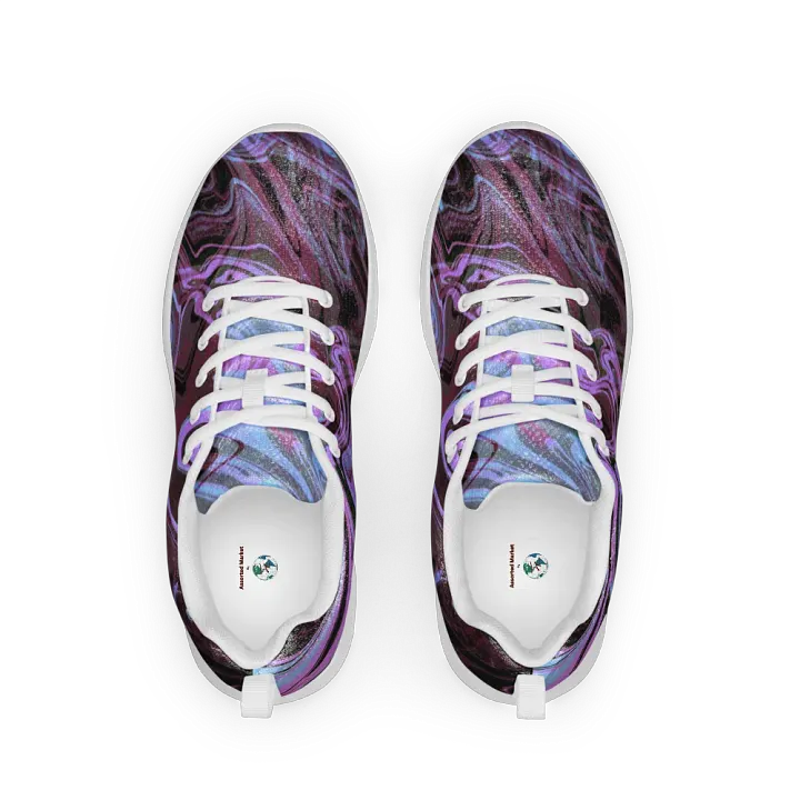 Psychedelic Swirl Women's Athletic Sneakers product image (2)