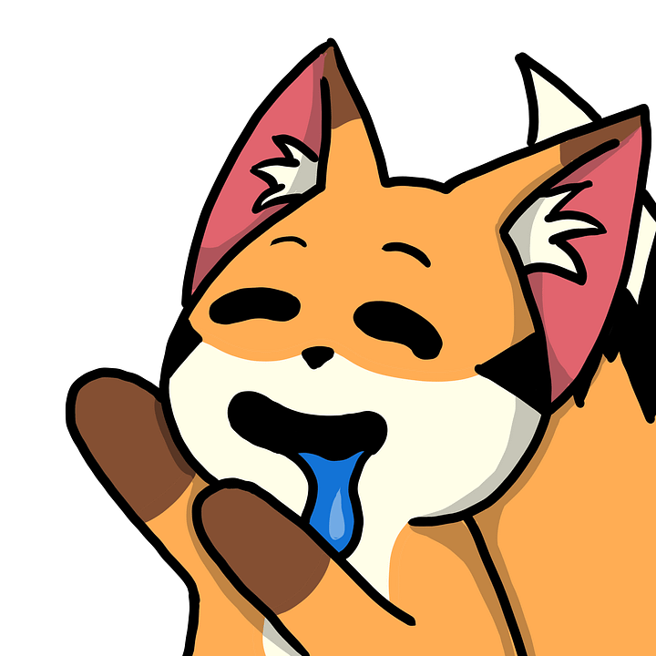 Fox drool Sticker product image (1)