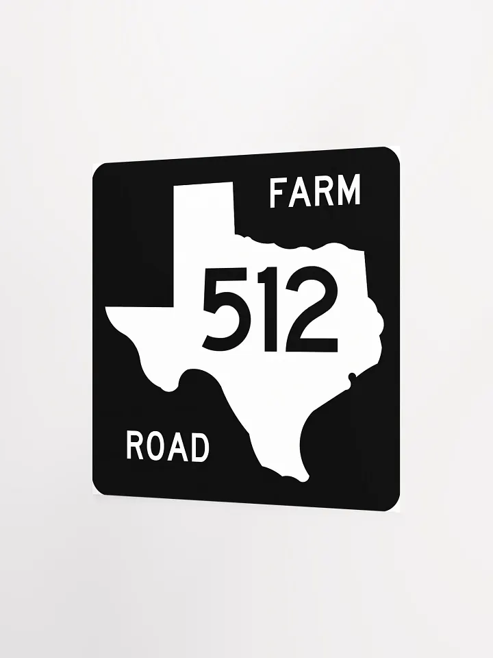 Texas Farm Road Sign FM 512 Poster product image (4)