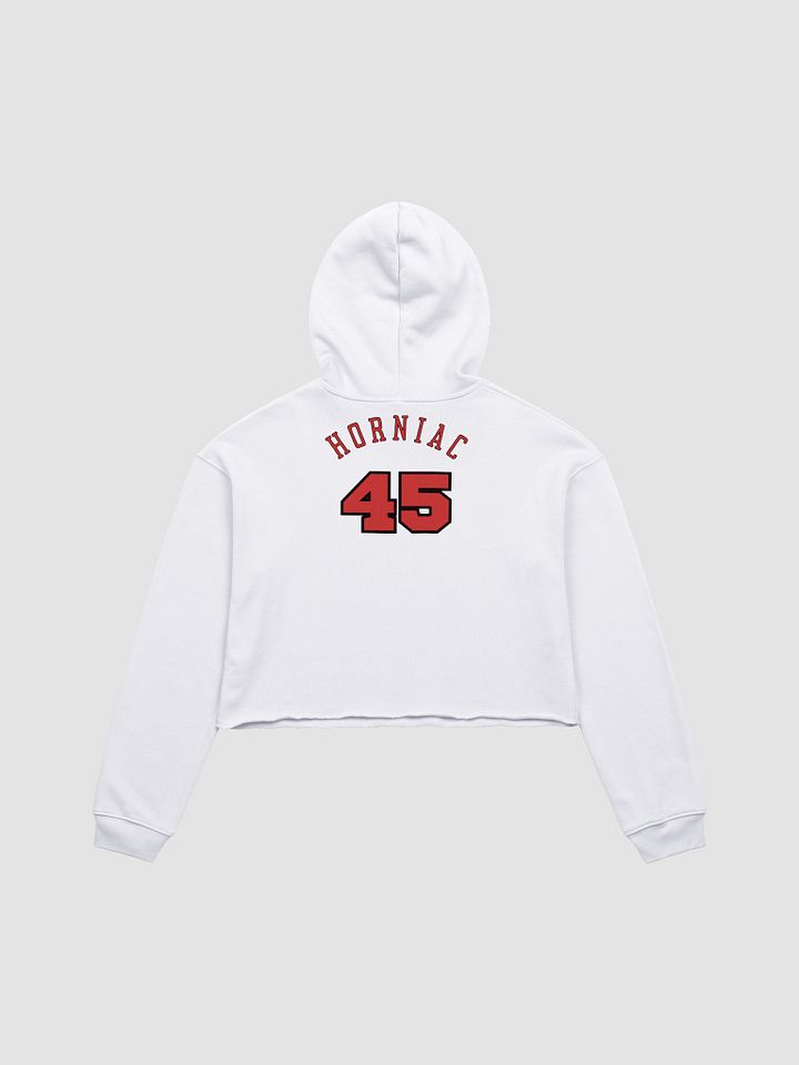 Horns Over Hoops Fusion Crop Hoodie product image (2)