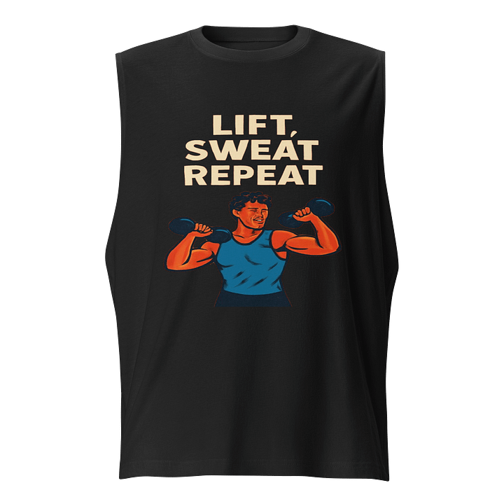 Best Selling - LIFT, SWEAT, REPEAT Muscle Tank product image (1)
