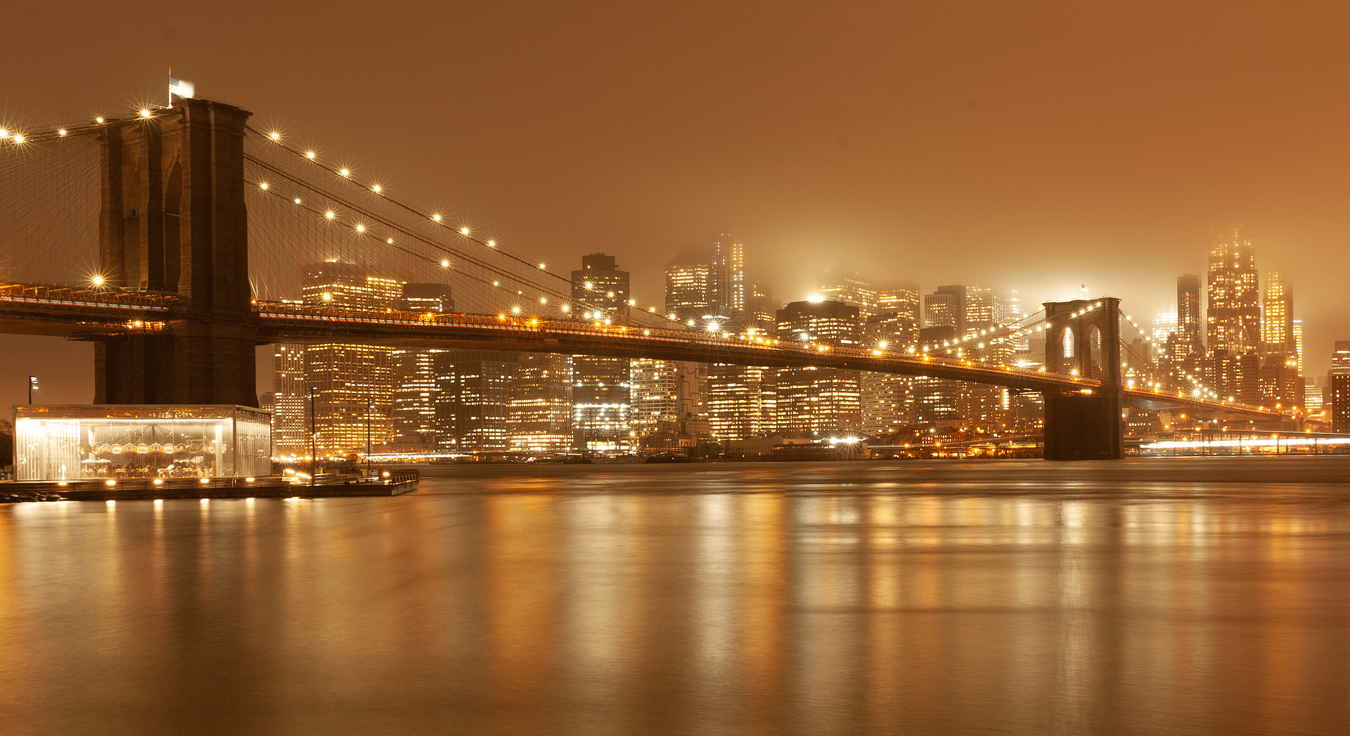Desk Mat - Brooklyn Bridge 12x22 product image (1)