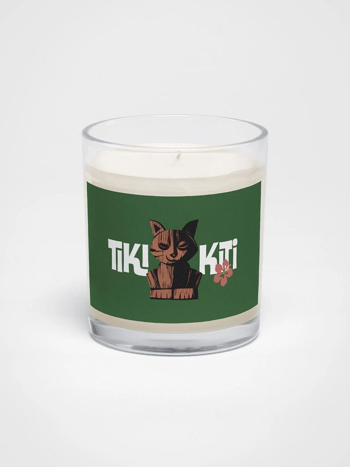 Tiki Kiti - Soy Wax Candle In A Clear Glass Jar product image (1)
