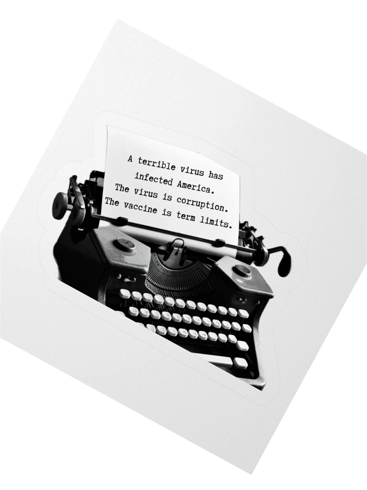 Term Limits Typewriter Sticker Set product image (4)
